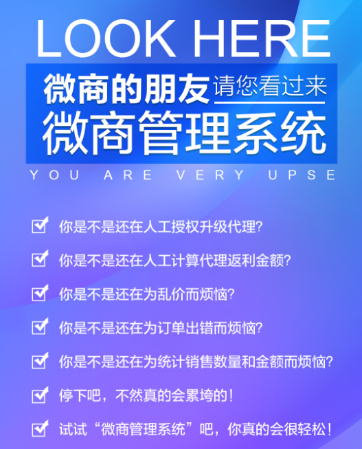 广州微商团队管理系统-第1张图片-ZBLOG